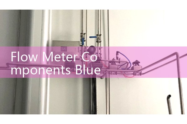 Flow Meter Components Blueprint: Exploded Parts View of Liners, Coils, and Bladed Rotors